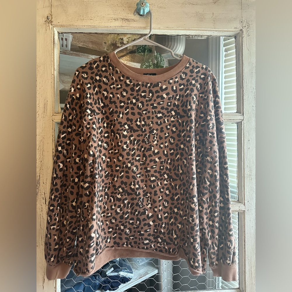 Rails | Brown Leopard Print Top